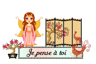 Gif animé je pense à toi elfe